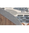 Nourison Astra Machine Washable Ivory ASW01 7 ft. 10 in. Round Rug