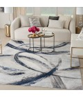 Inspire Me! Home Décor Brushstrokes Area Rug Inspire Me! Home Décor Brushstrokes Area Rug BSK02 Grey/Navy