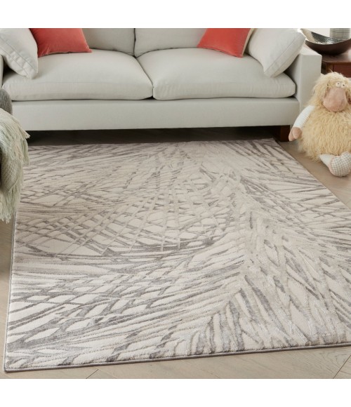 Nourison Rustic Textures Area Rug RUS17-Ivory/Grey