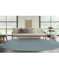 Nourison Practical Solutions Aqua PSL01 8 ft. Round Rug