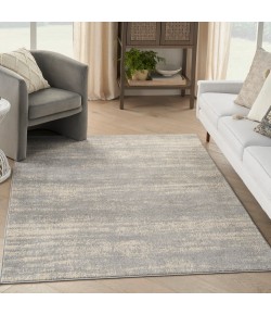 Nourison Essentials - Nre03 Grey Beige Area Rug 4 ft. X 6 ft. Rectangle