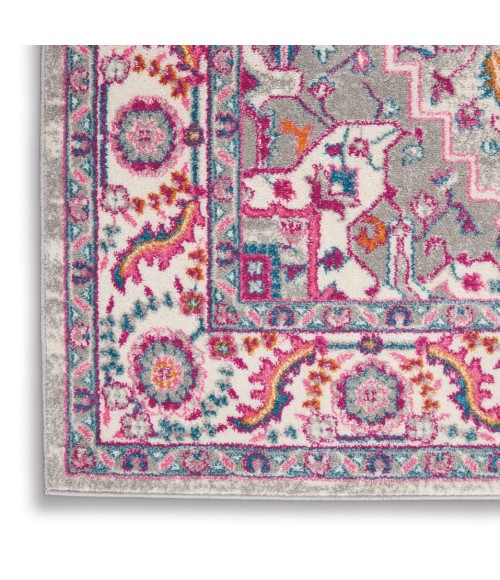 Nourison Passion Area Rug PSN20-Light Grey/Pink