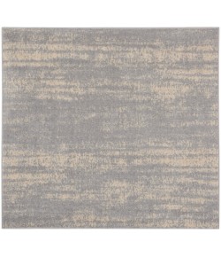 Nourison Essentials - Nre03 Grey Beige Area Rug 5 ft. X Square Square
