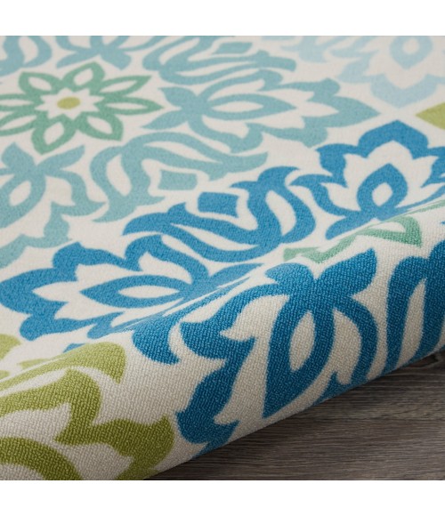 Nourison SUN N' SHADE Area Rug Waverly Sun N' Shade Area Rug SND23-Marine