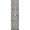 Nourison Elation - Etn09 Grey Area Rug 2 ft. 3 X 7 ft. 6 Rectangle