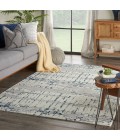 Nourison Twilight Area Rug TWI10 Ivory/Navy 5'6" x 8'