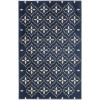Nourison Home Nourison Essentials Navy Ivory NRE04 4 ft. X 6 ft. Rectangle Rug