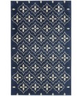 Nourison Home Nourison Essentials Navy Ivory NRE04 4 ft. X 6 ft. Rectangle Rug