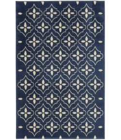 Nourison Home Nourison Essentials Navy Ivory NRE04 4 ft. X 6 ft. Rectangle Rug
