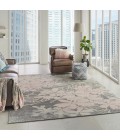 Nourison TRANQUIL Area Rug Nourison Tranquil Area Rug TRA08-Grey/Pink