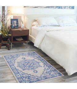 Nourison Whimsicle - Whs03 Grey Blue Area Rug 3 ft. X 5 ft. Rectangle