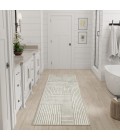 Nourison Home Washable Decor Cream Blue Rug WSD11 2 ft. X 6 ft. Rectangle - Rugs Town Nourison Home Washable Decor Cream Blue WSD11 2 ft. X 6 ft. Rectangle Rug