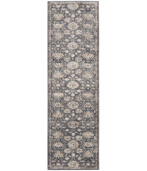 Nourison Quarry Blue Beige QUA06 8 ft. Rect. Rug
