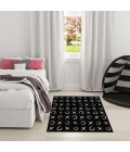 Nourison Home Imagination Black Rug IMA18 5 ft. X 7 ft. Rectangle - Rugs Town Nourison Home Imagination Black IMA18 5 ft. X 7 ft. Rectangle Rug