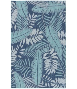 Nourison Home Garden Oasis GOA02 Navy 6 ft. X 9 ft. Area Rug