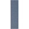 Nourison Reversible Indoor Outdoor Blue RVB01 2 ft. 2 in. X 8 ft. Rect. Rug