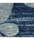 Nourison Tranquil Area Rug TRA01-Navy/Light Blue