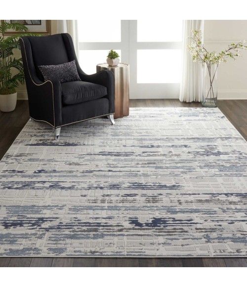 Nourison URBAN DECOR Area Rug Nourison Urban Decor Area Rug URD03-Ivory/Slate