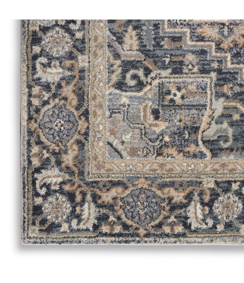 Nourison MOROCCAN CELEBRATION Area Rug kathy ireland Home Moroccan Celebration Area Rug KI381-Navy