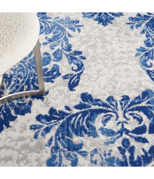 Nourison Whimsicle Area Rug WHS11-Ivory Navy