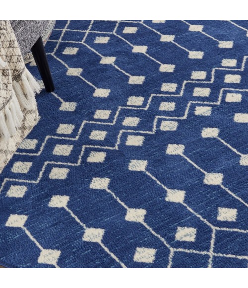 Nourison Grafix Round Area Rug GRF37-Navy