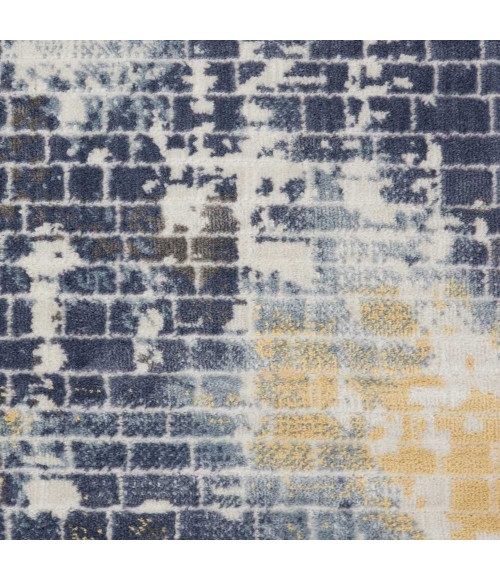 Nourison Urban Decor Area Rug URD05-Ivory/Sky