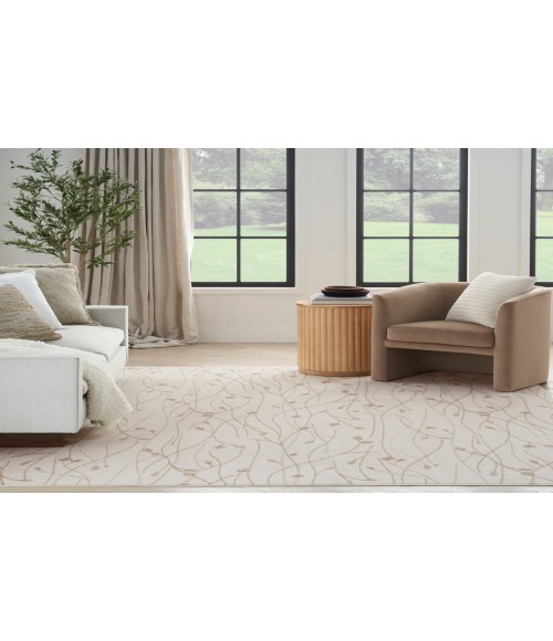 Nourison Grafix Ivory Beige GRF15 5 ft. 3 in. X 7 ft. 3 in. Rectangle Rug