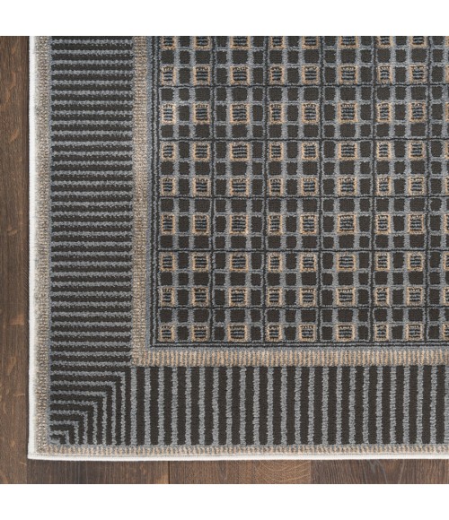 Nourison Home Nordic Black Taupe NRC03 5 ft. X 7 ft. Rectangle Rug