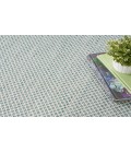 Nourison Courtyard Ivory Aqua COU01 5 ft. X 8 ft. Oval Rug