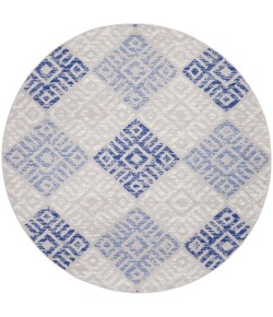 Nourison Whimsicle - Whs18 Grey Blue Area Rug 8 ft. X Round