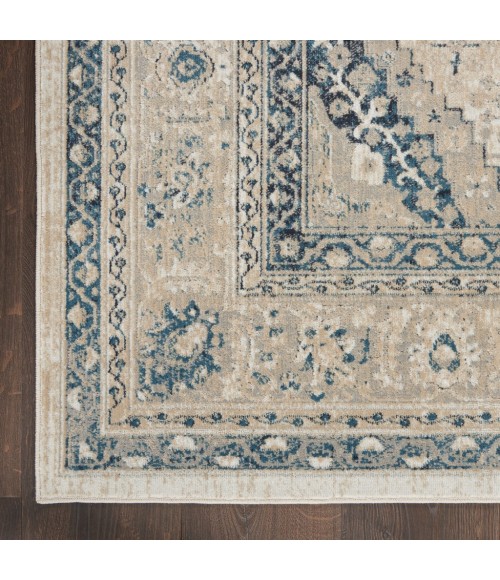 Kathy Ireland Malta Area Rug MAI18-Ivory/Grey