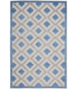 Nourison Home Aloha ALH26 Blue Grey 2 ft. 8 in. X 4 ft. Area Rug