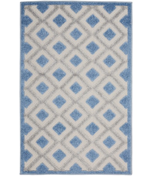 Nourison Aloha Area Rug ALH26-Blue/Grey