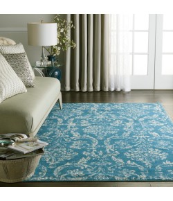 Nourison Jubilant - Jub09 Blue Area Rug 6 ft. X 9 ft. Rectangle