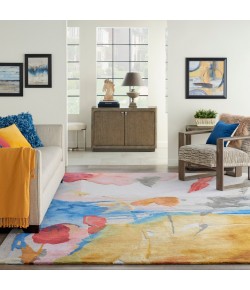 Nourison Symmetry - Smm11 Multicolor Area Rug 8 ft. 6 X 11 ft. 6 Rectangle