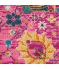 Nourison Passion Area Rug PSN01 Fuchsia 4' Round