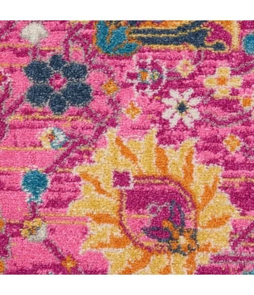 Nourison Passion Area Rug PSN01 Fuchsia 4' Round