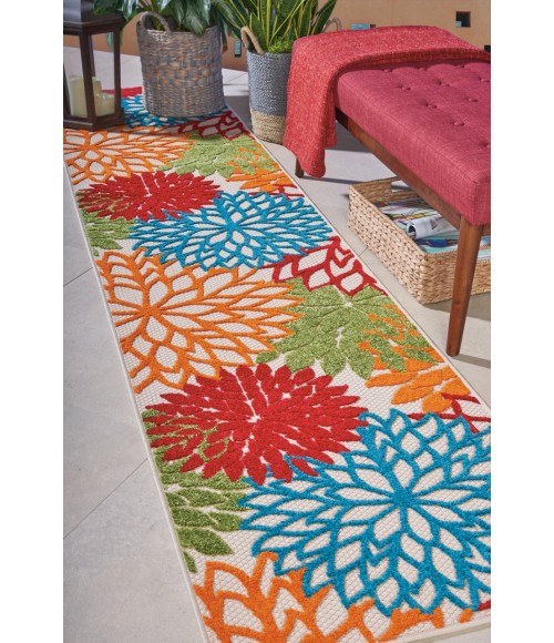 Nourison Aloha Runner Area Rug ALH05-Green