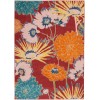 Nourison Allur - Alr06 Red Multicolor Area Rug 5 ft. 3 X 7 ft. 3 Rectangle