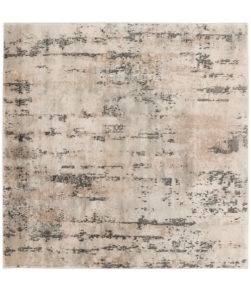 Nourison Concerto Beige Grey CNC01 5 ft. X Square Rug