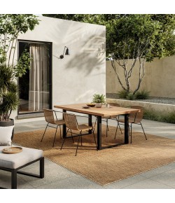 Nourison Horizon Indoor/Outdoor Natural HOZ02 9 ft. X 12 ft. Rect. Rug