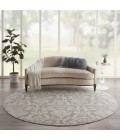 Nourison Jubilant Round Area Rug JUB09-Grey