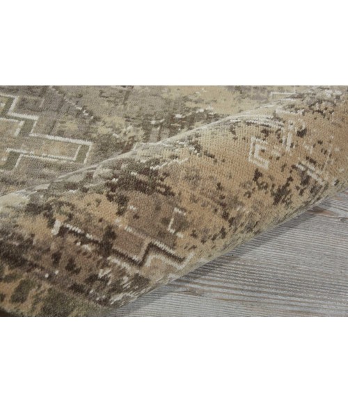 Nourison SILK ELEMENTS Area Rug Nourison Silk Elements Runner Area Rug SKE19-Mushroom