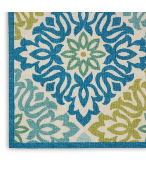 Nourison SUN N' SHADE Area Rug Waverly Sun N' Shade Area Rug SND23-Marine