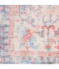 Nicole Curtis Machine Washable Series 1 Area Rug SR104 Blue/Multi 7' Runner