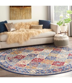 Nourison Grafix - Grf31 Multicolor Area Rug 8 ft. X Round