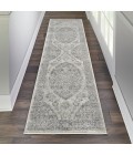Nourison Tranquil Runner Area Rug TRA05-Ivory/Grey