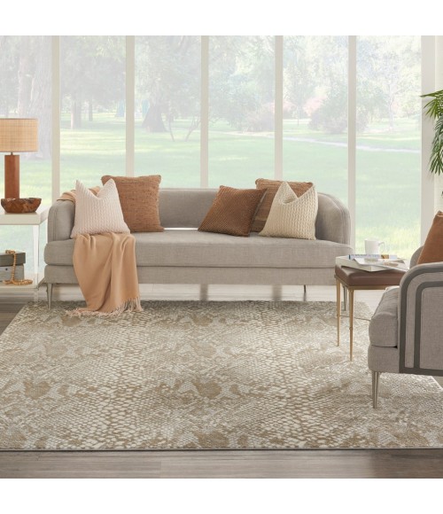 Nourison Solace Area Rug SLA06-Ivory Beige