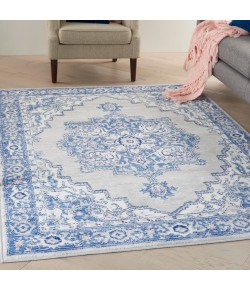 Nourison Whimsicle - Whs03 Grey Blue Area Rug 5 ft. X 7 ft. Rectangle