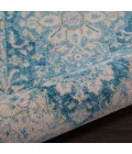 Nourison Tranquil Runner Area Rug TRA07-Ivory/Turquoise